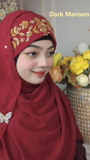 Dark maroon