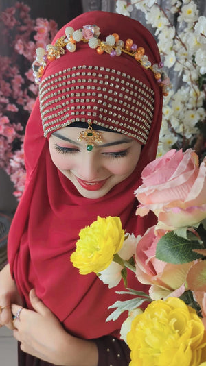 Deep maroon color